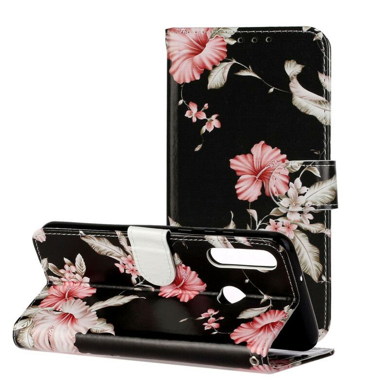 Cover Huawei Y6p Flip Cover Myriade Af Blomster