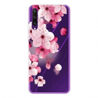 Cover Huawei Y6p Premium Blomster