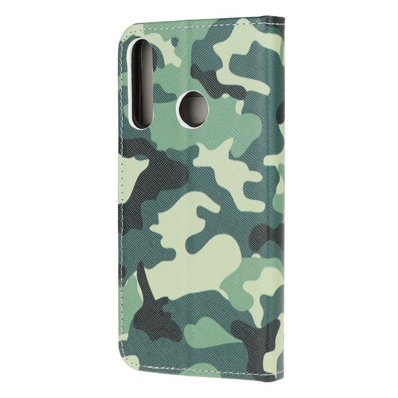 Flip Cover Huawei Y6p Militær Camouflage