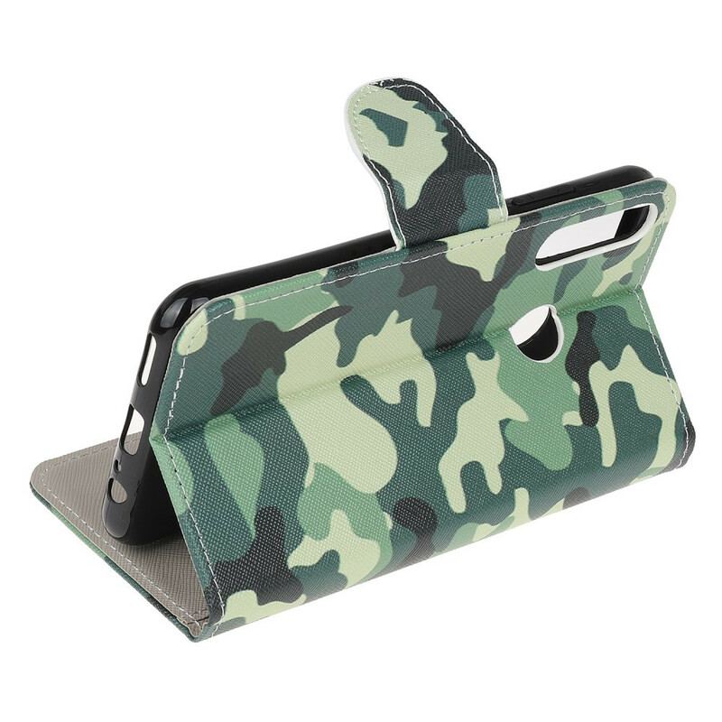 Flip Cover Huawei Y6p Militær Camouflage