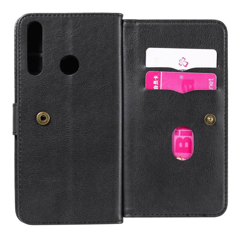 Flip Cover Huawei Y6p Multifunktions 10 Kortholder