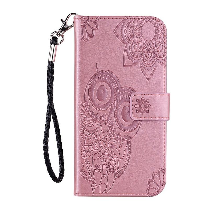 Flip Cover Huawei Y6p Ugle Mandala Og Charm