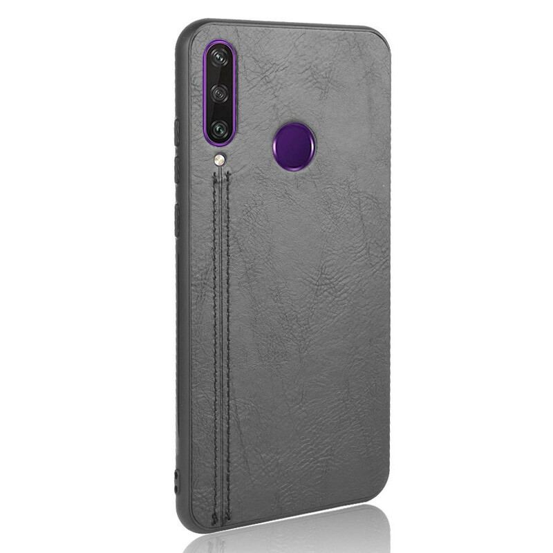 Mobilcover Huawei Y6p Couture Lædereffekt