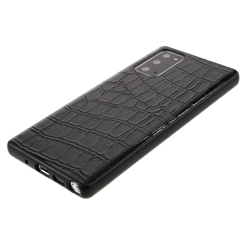 Cover Samsung Galaxy Note 20 Ægte Crocodile Texture Læder