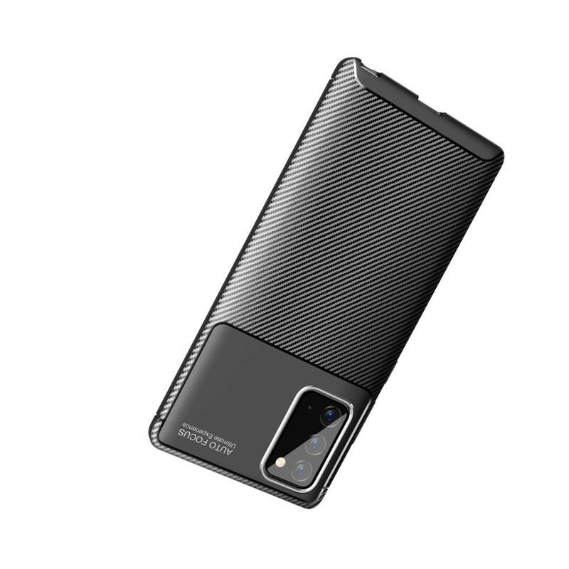 Cover Samsung Galaxy Note 20 Fleksibel Kulfibertekstur