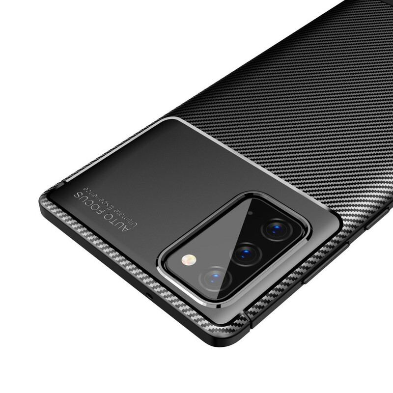 Cover Samsung Galaxy Note 20 Fleksibel Kulfibertekstur