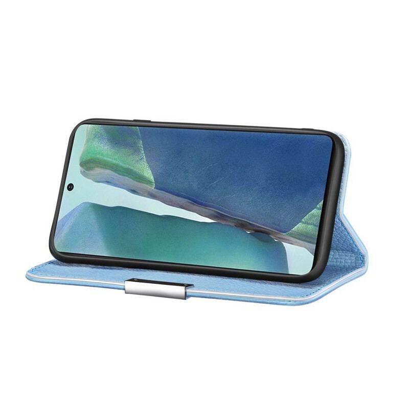 Cover Samsung Galaxy Note 20 Flip Cover Imiteret Læder Litchi Ultra Chic