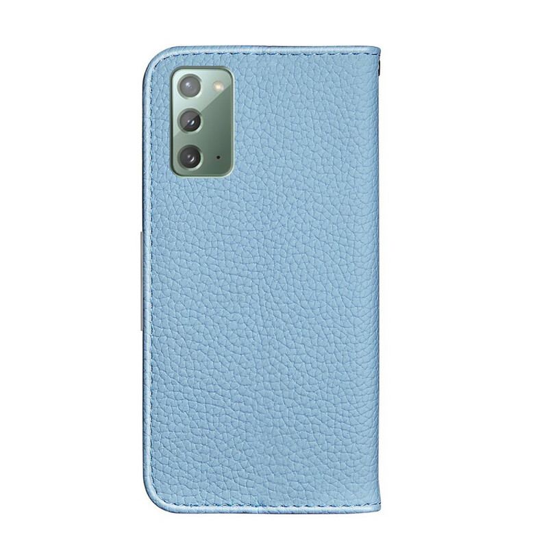 Cover Samsung Galaxy Note 20 Flip Cover Imiteret Læder Litchi Ultra Chic