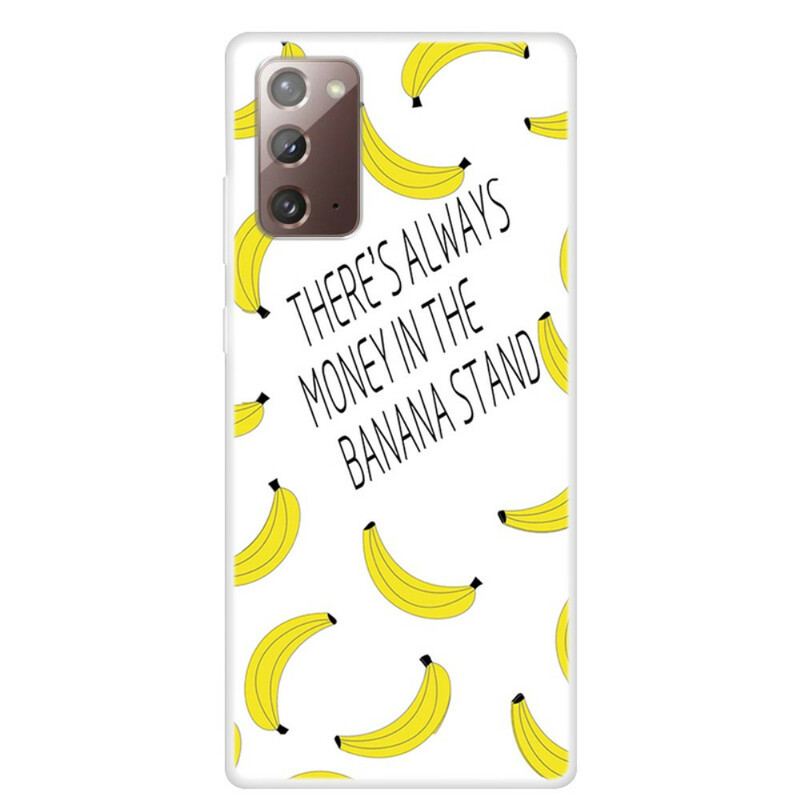 Cover Samsung Galaxy Note 20 Gennemsigtige Bananpenge