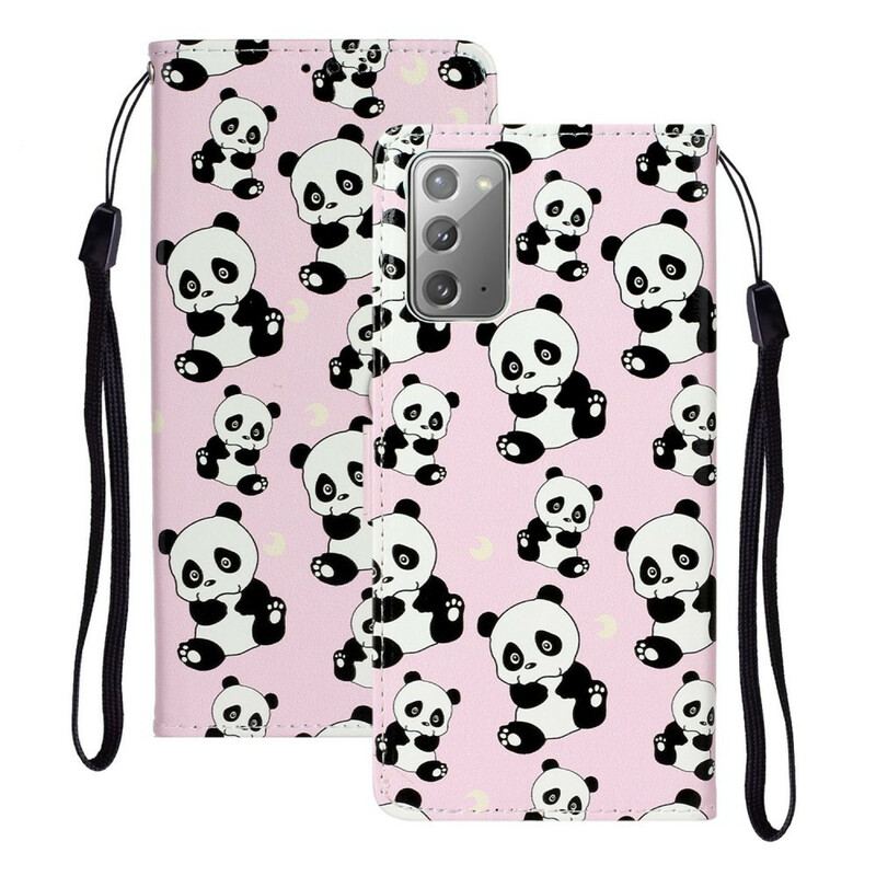 Flip Cover Samsung Galaxy Note 20 Hvilke Pandaer