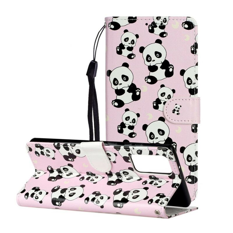 Flip Cover Samsung Galaxy Note 20 Hvilke Pandaer