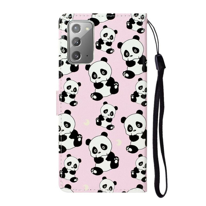 Flip Cover Samsung Galaxy Note 20 Hvilke Pandaer