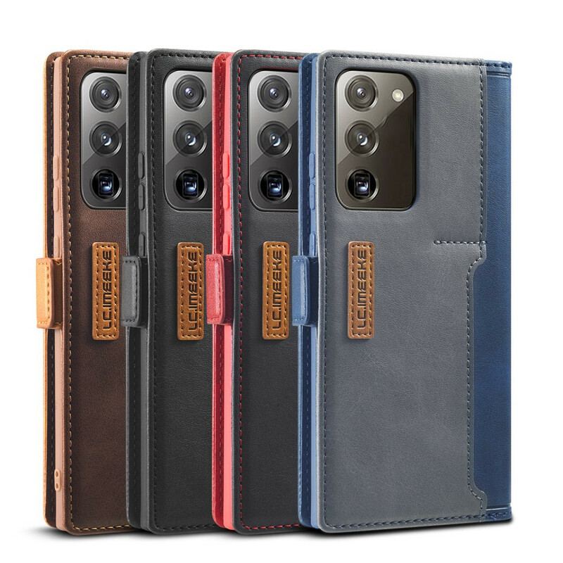 Flip Cover Samsung Galaxy Note 20 Lc.imeeke Retro Lædereffekt