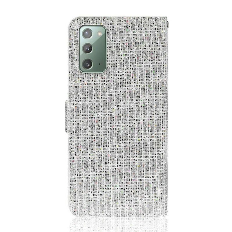 Flip Cover Samsung Galaxy Note 20 Pailletter S Design