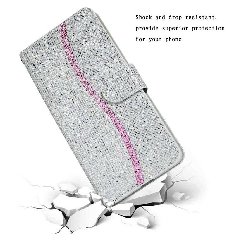 Flip Cover Samsung Galaxy Note 20 Pailletter S Design