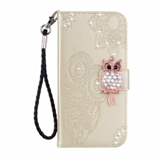 Flip Cover Samsung Galaxy Note 20 Ugle Mandala Og Charm