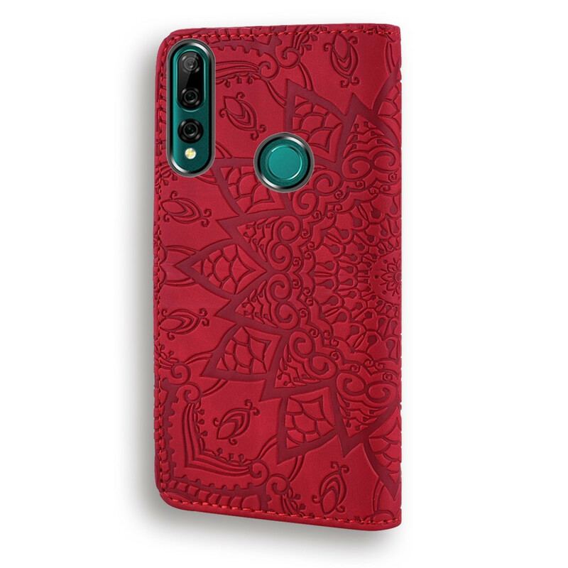 Flip Cover Huawei P Smart Z Blomstertryk