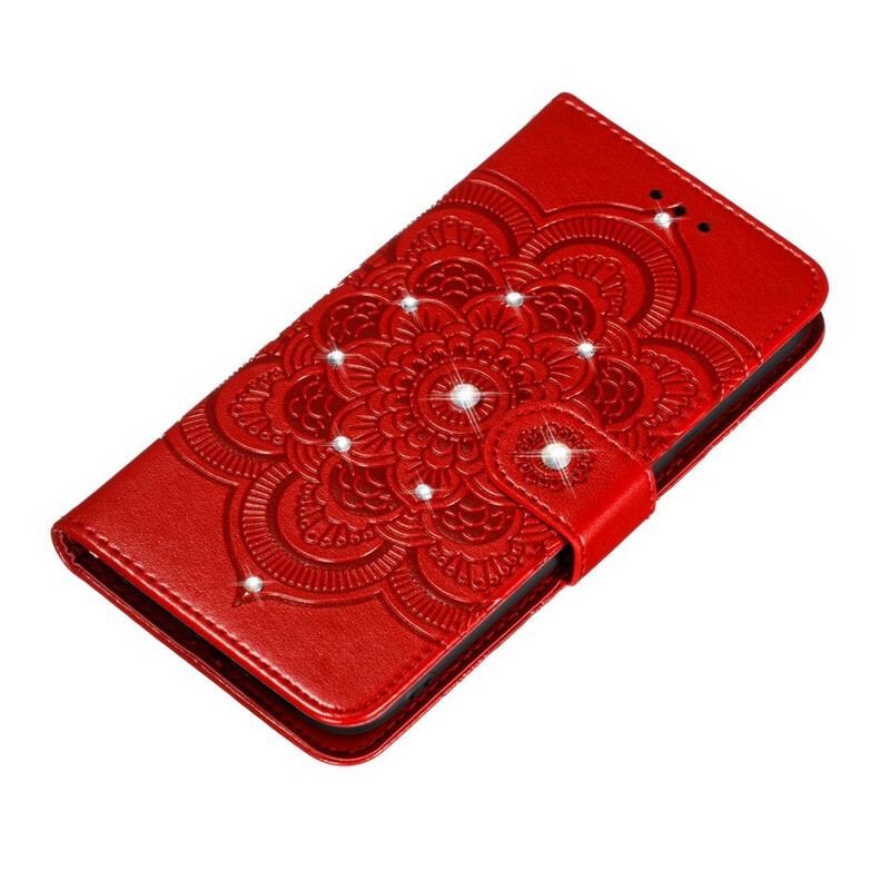 Flip Cover Huawei P Smart Z Mandala Og Diamanter