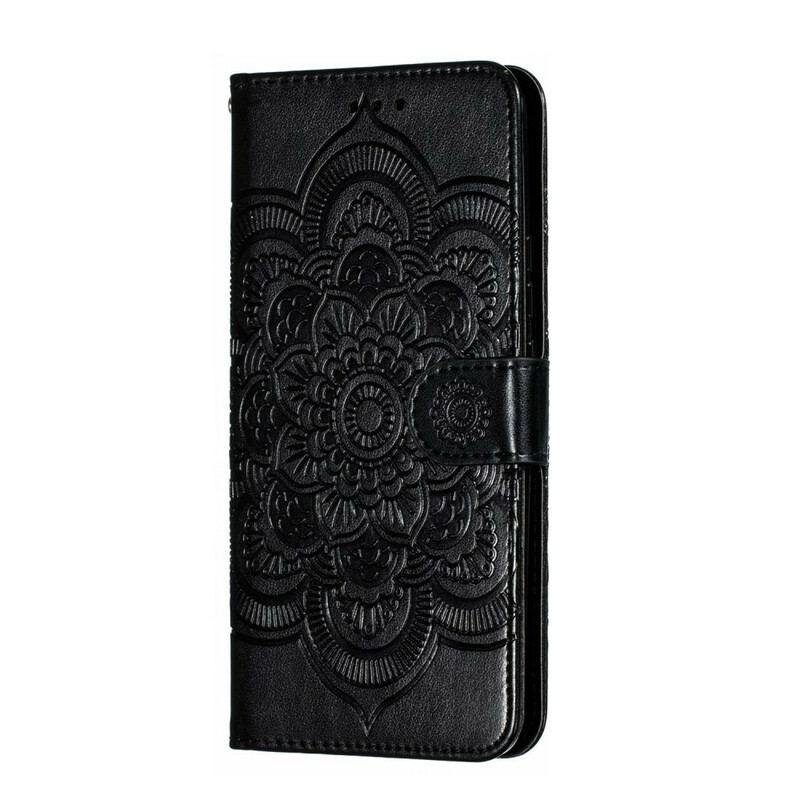 Flip Cover Huawei P Smart Z Med Snor Mandala Med Fuld Rem