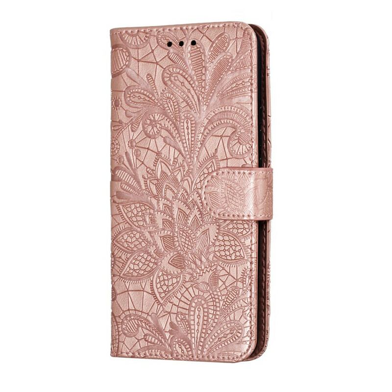 Flip Cover Huawei P Smart Z Med Snor Rem Tribal Flowers