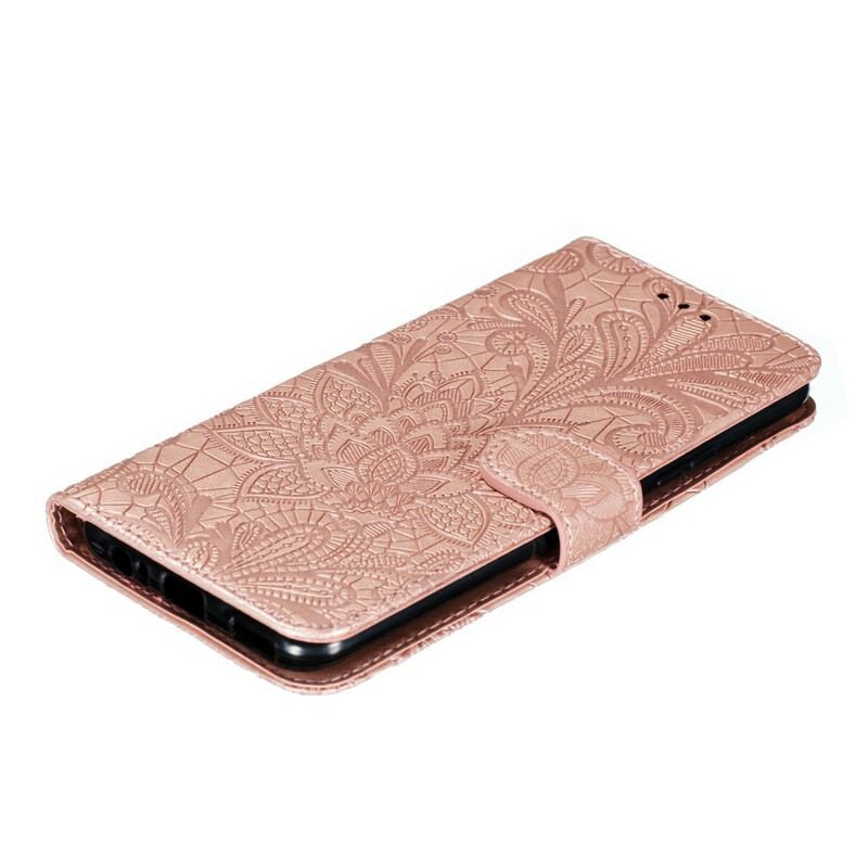 Flip Cover Huawei P Smart Z Med Snor Rem Tribal Flowers