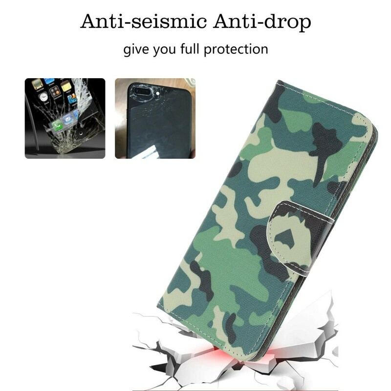 Flip Cover Huawei P Smart Z Militær Camouflage