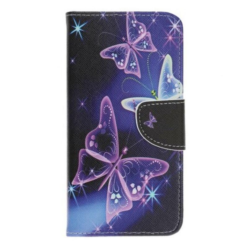 Flip Cover Huawei P Smart Z Neon Sommerfugle