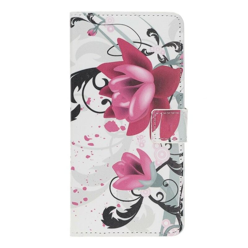 Flip Cover Huawei P Smart Z Tropiske Blomster