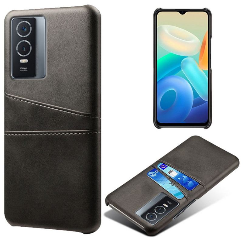 Cover Vivo Y76 5G Dobbelt Kortholder