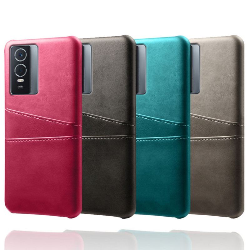 Cover Vivo Y76 5G Dobbelt Kortholder