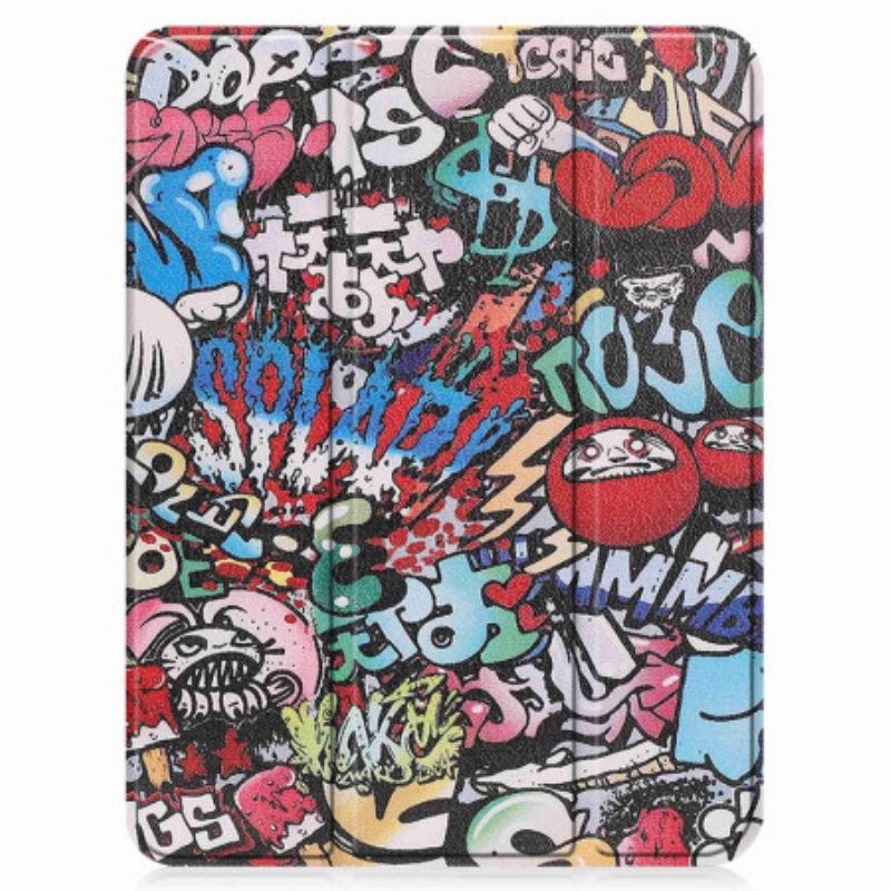 Cover iPad 10.9" (2022) Graffiti Penneholder