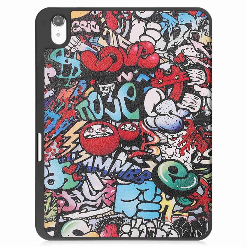 Cover iPad 10.9" (2022) Graffiti Penneholder