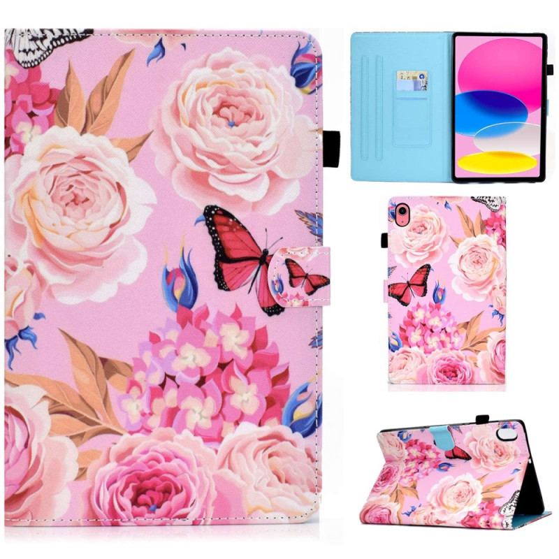 Flip Cover iPad 10.9" (2022) Altid Sommerfugle