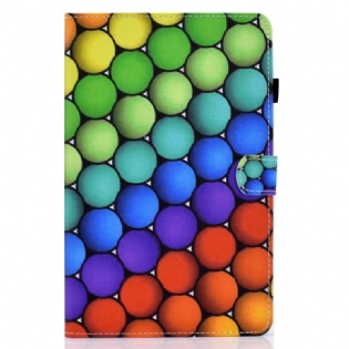 Flip Cover iPad 10.9" (2022) Geometrisk Design