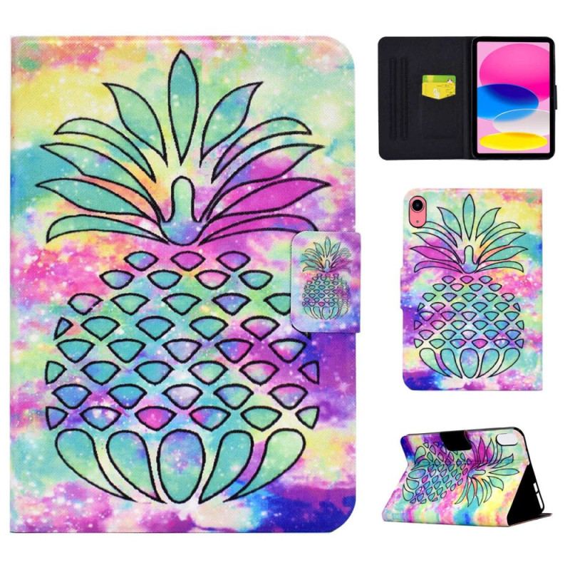 Flip Cover iPad 10.9" (2022) Grafisk Ananas