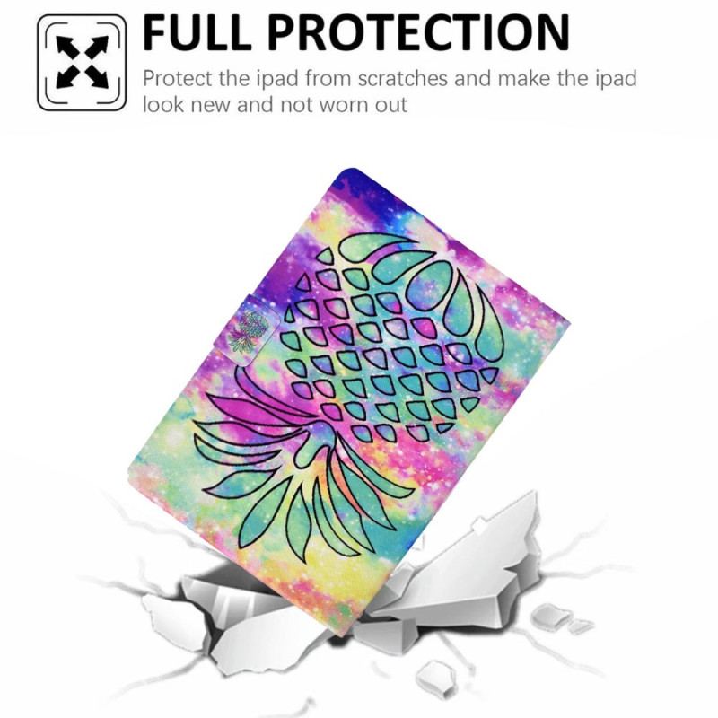 Flip Cover iPad 10.9" (2022) Grafisk Ananas