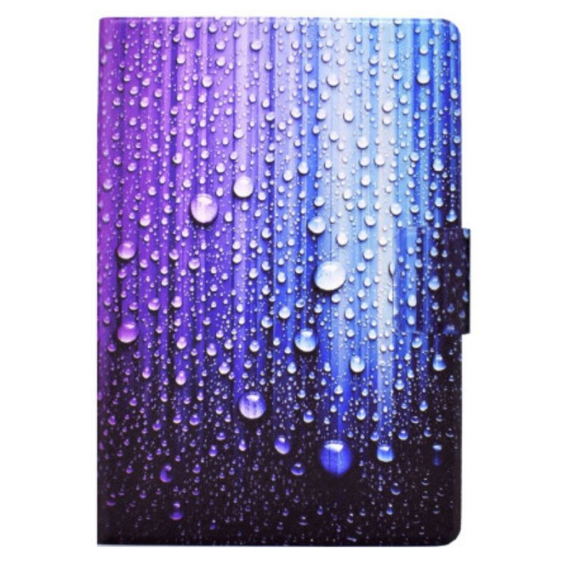 Flip Cover iPad 10.9" (2022) Kunstnerisk Regn