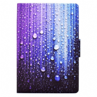 Flip Cover iPad 10.9" (2022) Kunstnerisk Regn
