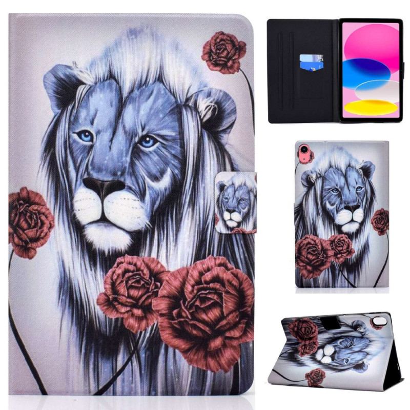 Flip Cover iPad 10.9" (2022) Leo Og Roses