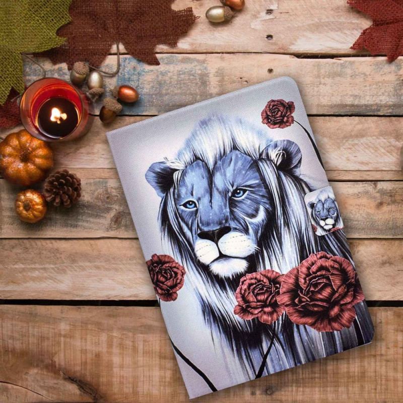 Flip Cover iPad 10.9" (2022) Leo Og Roses