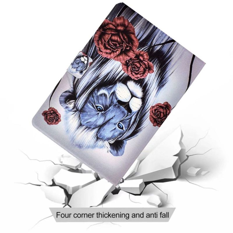 Flip Cover iPad 10.9" (2022) Leo Og Roses