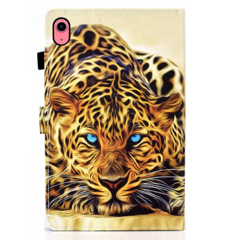 Flip Cover iPad 10.9" (2022) Leopard Grafik