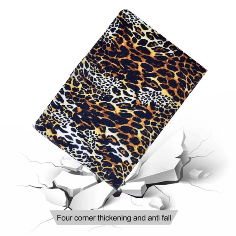 Flip Cover iPad 10.9" (2022) Leopard Stil