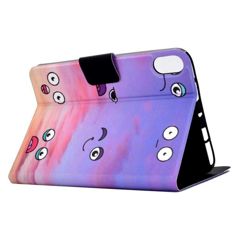 Flip Cover iPad 10.9" (2022) Sjove Ansigter