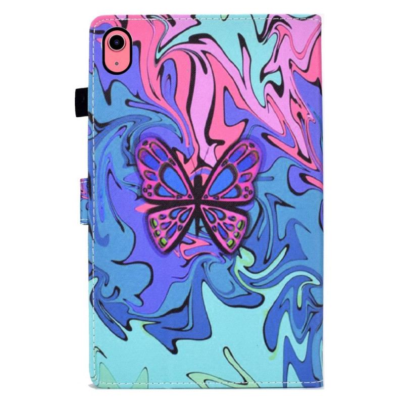 Flip Cover iPad 10.9" (2022) Sommerfugle Maleri