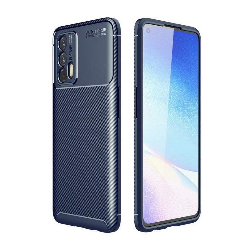 Cover Realme GT 5G Fleksibel Kulfibertekstur