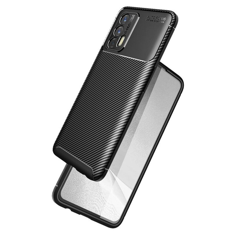 Cover Realme GT 5G Fleksibel Kulfibertekstur