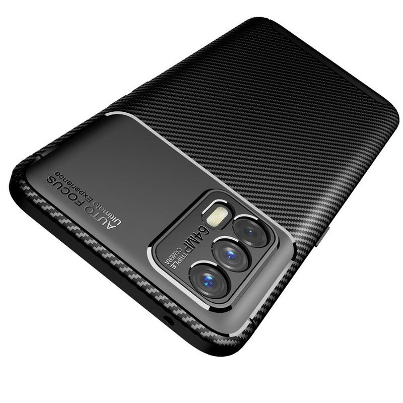 Cover Realme GT 5G Fleksibel Kulfibertekstur