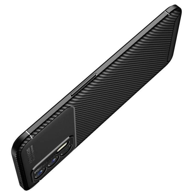 Cover Realme GT 5G Fleksibel Kulfibertekstur