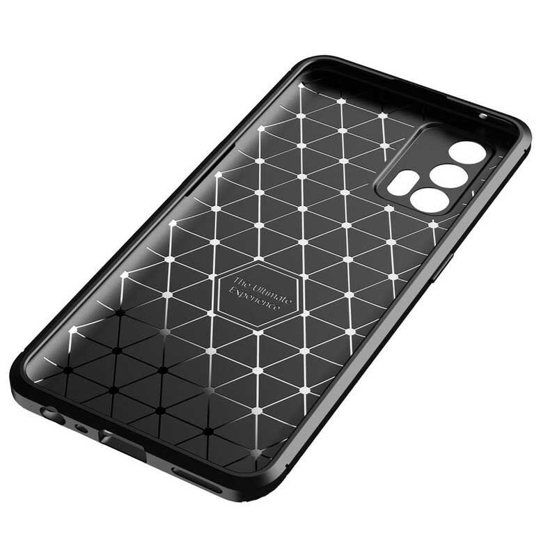 Cover Realme GT 5G Fleksibel Kulfibertekstur